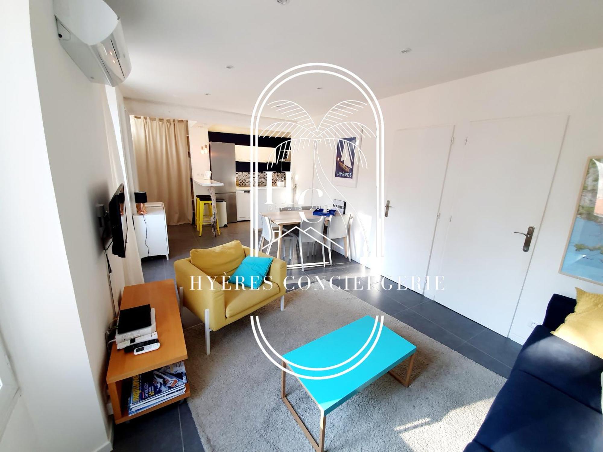 Apartment Petit Moulin-t3 Giens-clim-parking *