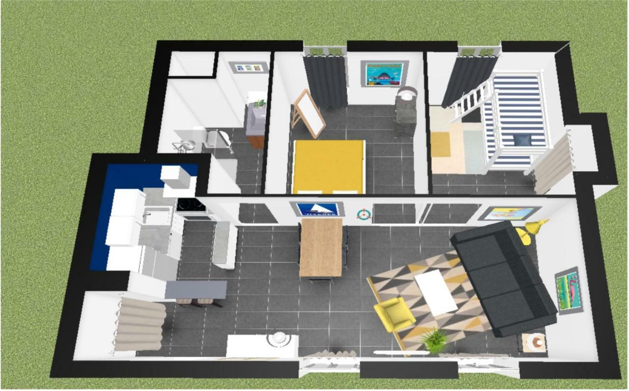 Petit Moulin-t3 Giens-clim-parking Apartment *